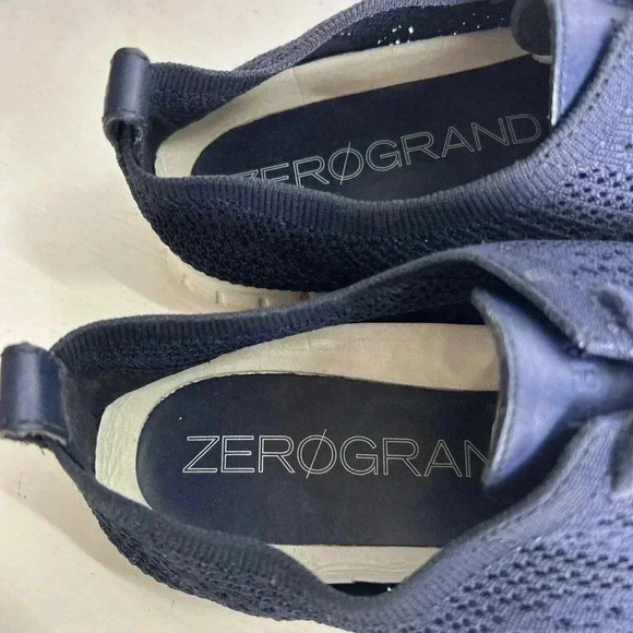 Cole Haan Zerogrand Stitchlite Knit Navy Wingtip Oxford Shoes Women’s 10B C8 - Picture 2 of 6